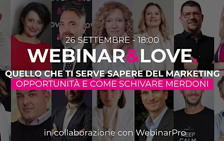 Webinar futuro prossimo del Marketing e del Web