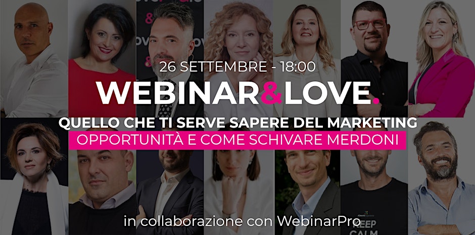 Webinar futuro prossimo del Marketing e del Web